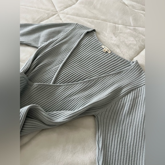 Vici Ribbed Short Sleeve Midi Dress NWOT - Picture 4 of 6